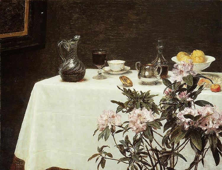 Henri Fantin-Latour Corner of a Table oil painting image